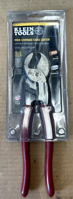 Klein Tools #63225 - High Leverage Cable Cutters 9''- Red
