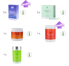 NHT Global Weight Package Omega 3 Probiotics TwinSlim Triotein FibeRich 7pcs NEW