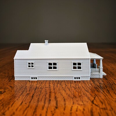 S-Scale - Sears Hampton 1920s Kit Home - 1:64 Scale Building House