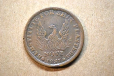 1837 Hard Times Token- Phoenix/ May Tenth- EF with a rim bump