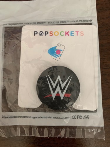 PopSockets Universal Handy Griff Halter Ständer mit Logo Schwarz Neu Versiegelt - Bild 1 von 2