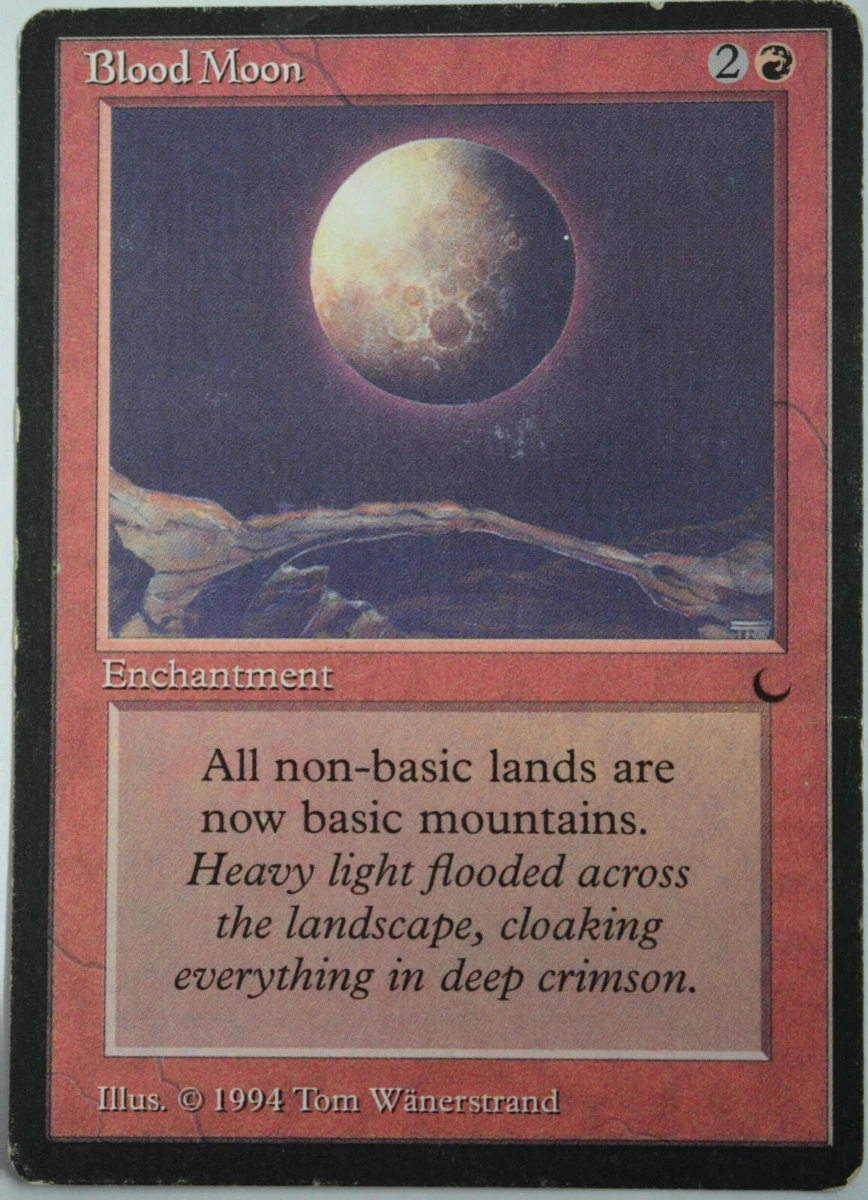 Blood Moon Magic: The Gathering Trading Card Games The Dark