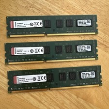 Kingston Memory KVR13N9K3/24 Memory. PC3-10600 CL9 Dimm Kit RAM 24GB. Tested