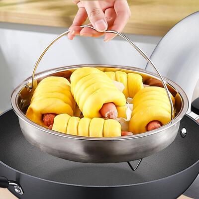 Edelstahl Dampfgarer Korb Dampf Meeresfrüchte Praktisch Kartoffeln Dampfgarer