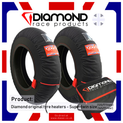 DIAMOND RACE PRODUCTS - ORIGINAL REIFENHEIZUNGEN PASSEND FÜR SUPERTWIN 650cc - 120/165