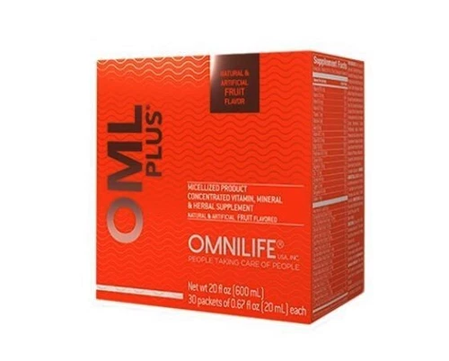 OMNILIFE OML PLUS Vitamin Mineral Herbal 30 packs Fruits(Frutas)