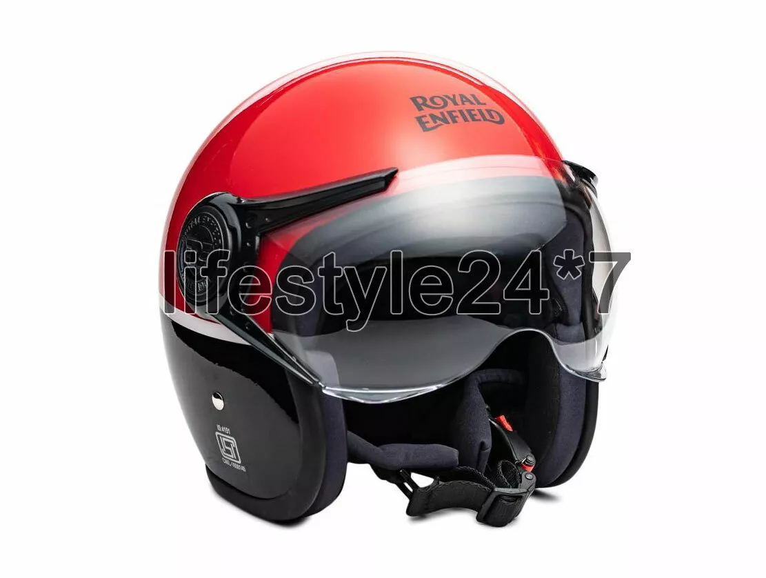 Royal Enfield Scrambler Helmet Ravishing Red