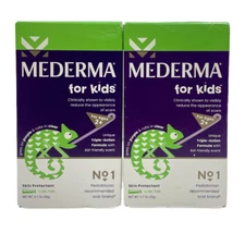 *Mederma For Kids Triple Action Formula, For Ages 2+ (0.7oz/20g) Lot Of 2, New