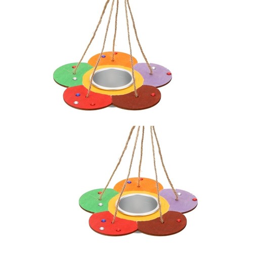 2 Sets Vogelhäuschen Zum Bemalen Bastelsets Für Kinder Vogelhaus - Bild 9 von 12