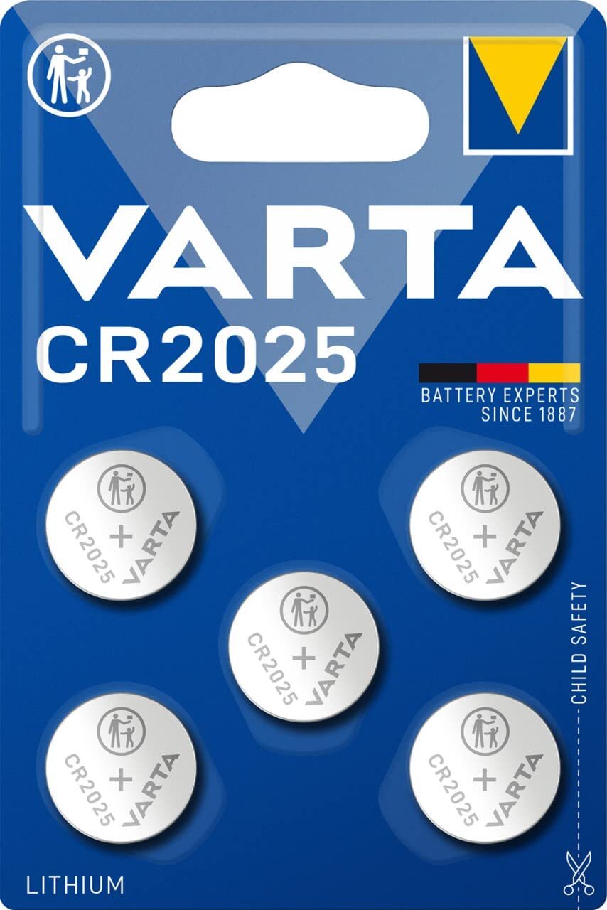 Thumbnail - 5 X Varta Cr 2025 Dl2025 3v Lithium Batterie Knopfzelle Blister 1 X