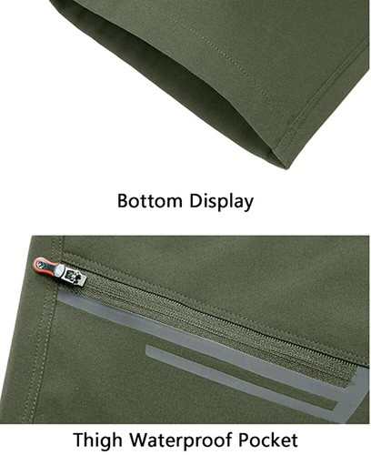 Mens Snow Pants Hiking Outdoor Waterproof Pants Cargo Work 4 Pocket Casual Pants - Picture 5 of 35