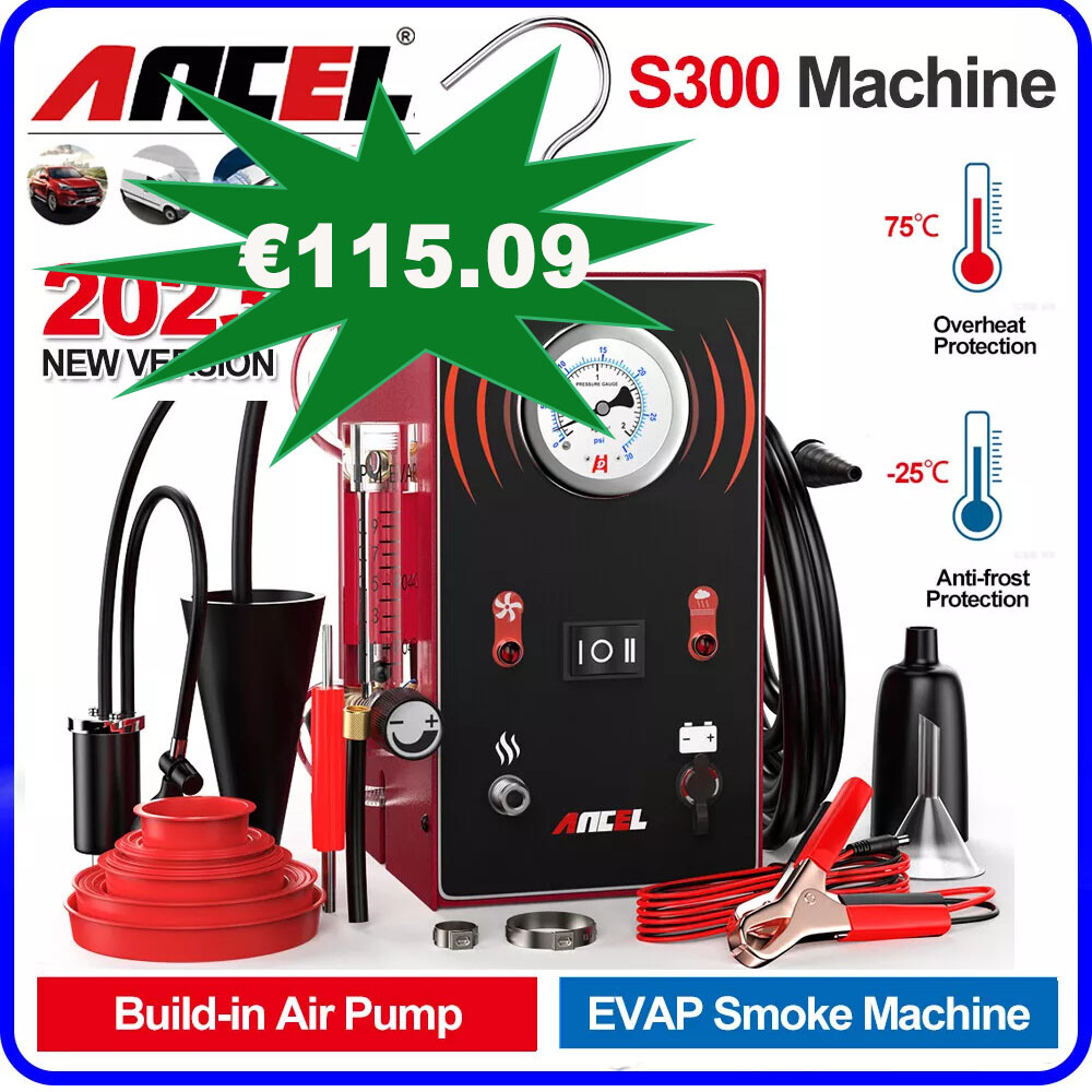 S300 coche EVAP máquina de humo coche máquina de niebla tubo de vacío detector de fugas dispositivo de prueba
