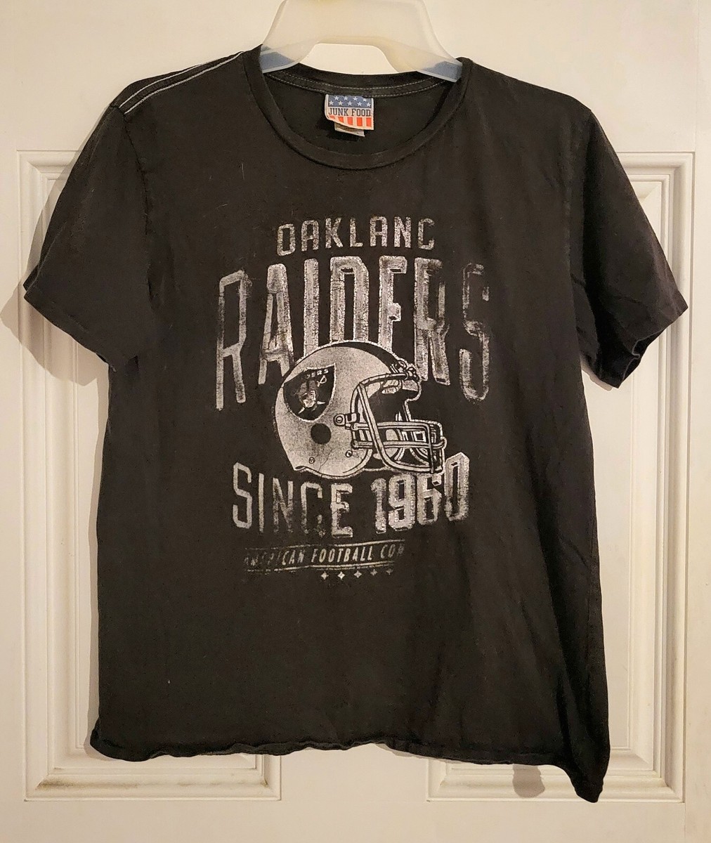 Vintage Junk Food Oakland Raider T-Shirt Size XL | eBay