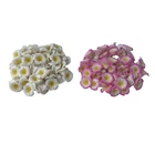 50 PCS Plumeria Fake Flower Clay Beads for Jewelry Making, DIY, Craft Supplies