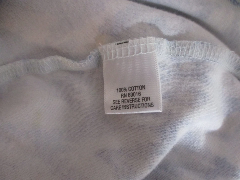 Studio Works Knit Top Size XL Short Sleeve Blue Geometric V Neck - Image 4 of 4