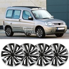 15 inch Wheel Hubcaps Trim Covers Rim Protectors Set of 4 For Citroën Berlingo