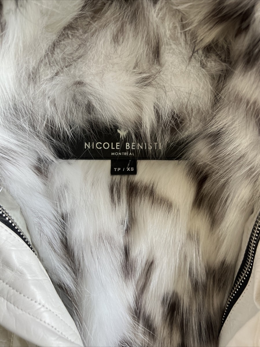 NWT Nicole Benisti Belleville Intarsia Reversible Fox Fur NWT Nicole Benisti Belleville Intarsia Reversible Fox Fur