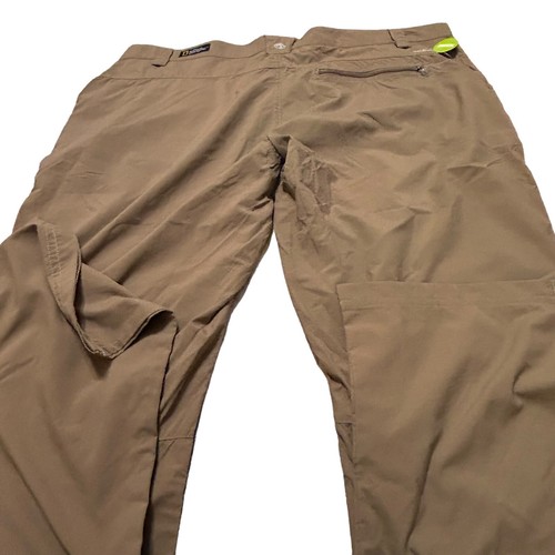 Craghoppers NL Pro Lite Hiking Pants Mens 40X31 Taupe Insect Shield Packaway New