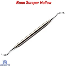 Dental Implant Instruments Bone Grafting Scrapers Surgical Hollow Handle Tools