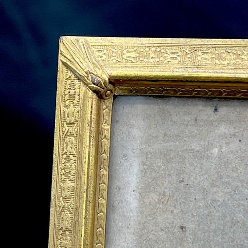 Vintage Gold Metal Picture Frame 8”x10” Photo Faux Red Velvet Easel Back - Picture 14 of 16
