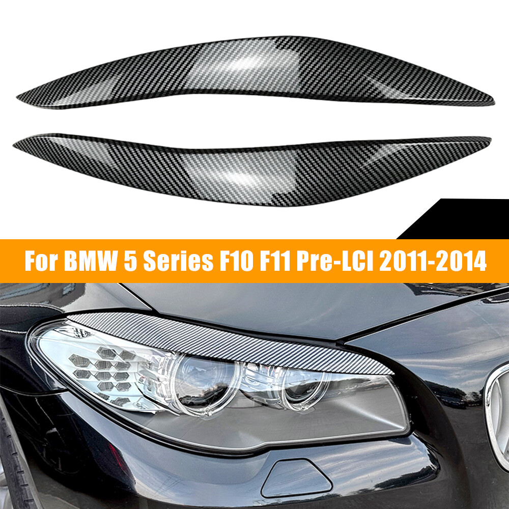 Scheinwerfer Augenbrauen Für BMW 5er F10 F11 2011-2014 - ABS Zierstreifen