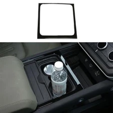 For Land Rover Defender 2020-2024 Bright Black Console Storage Box Cover Trim