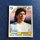PANINI ITALIA 90 F.I.F.A. WORLD CUP MARADONA N 128 WITH ORIGINAL VELINA