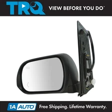 TRQ Mirror Power Folding Heated Signal Memory Puddle Black Left LH for Sienna