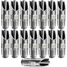 15 PCS 1/2 Inch NPT 304 Stainless Steel Automatic Pig Nipple Drinker Waterer