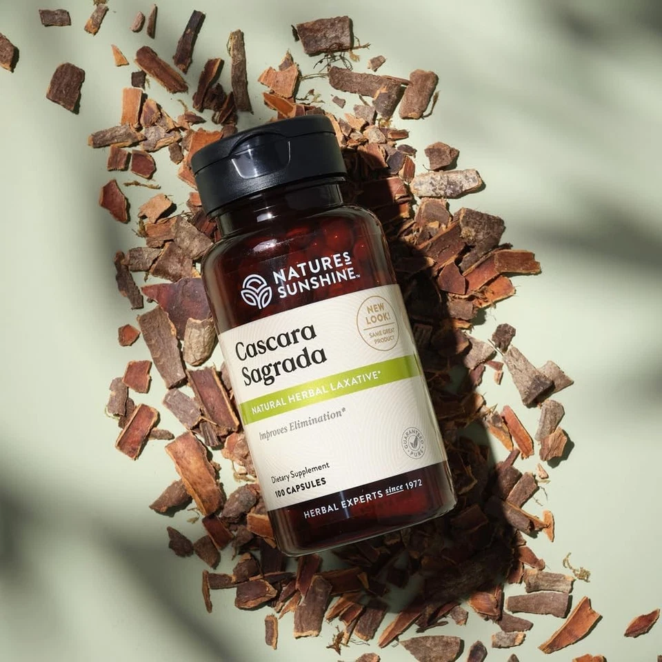 Cápsulas Nature's Sunshine Cáscara Sagrada - Promueve 100 unidades (Pack de 1) Foto 2 de 4