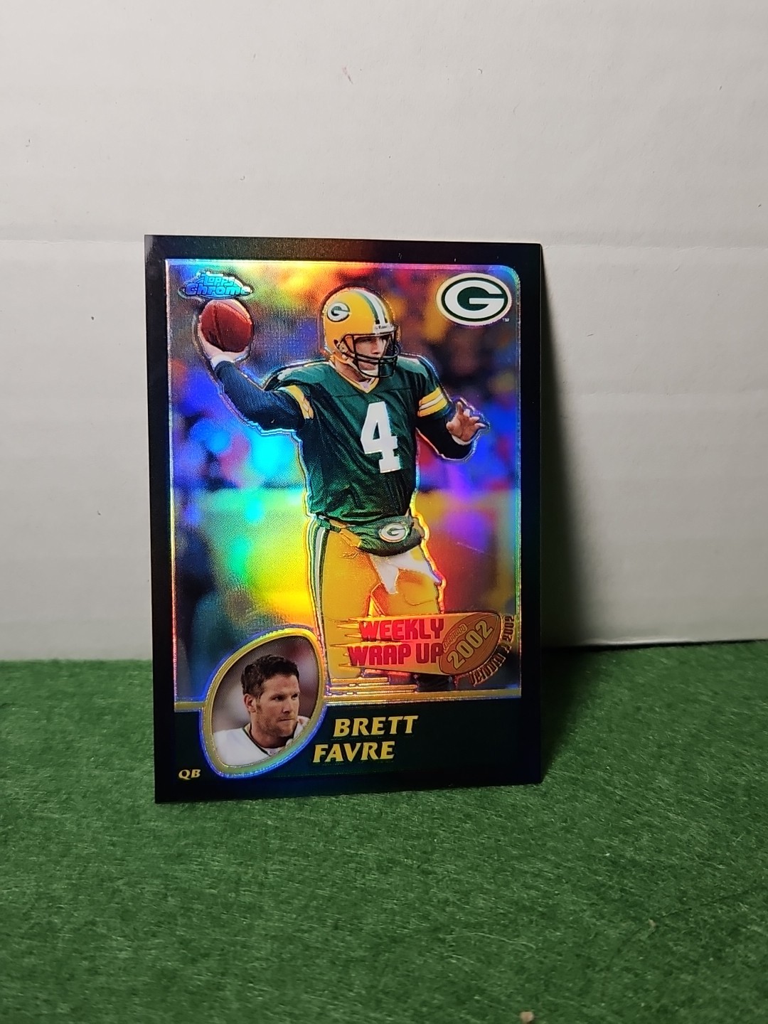 2003 Topps Chrome - Brett Favre #150 Black Refractor /599 HOF