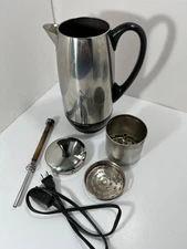 Farberware Superfast Fully Automatic 12 Cup Percolator Coffee Pot Model 142 USA