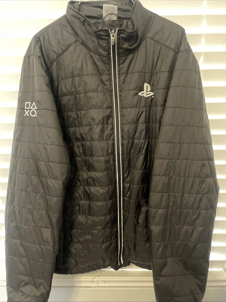 Jaqueta corta-vento inchada leve logotipo PlayStation tamanho G - Imagem 4 de 4