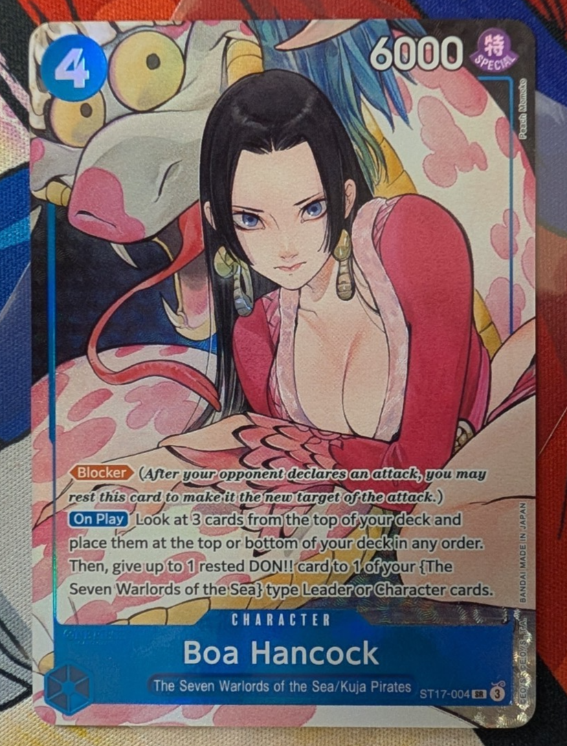 Boa Hancock ST17-004 Full Art Illustration Box Promo One Piece