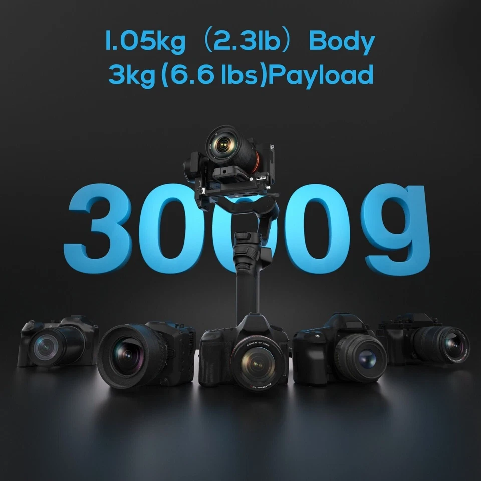 Zhiyun Weebill 3E Gimbal-Stabilisator 3-Achsen-Handvideostabilisator für Kameras - Bild 4 von 4