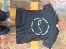 FENDI Black Logo Graphic Print Crew Neck Short Sleeve T-Shirt Teens M 12y