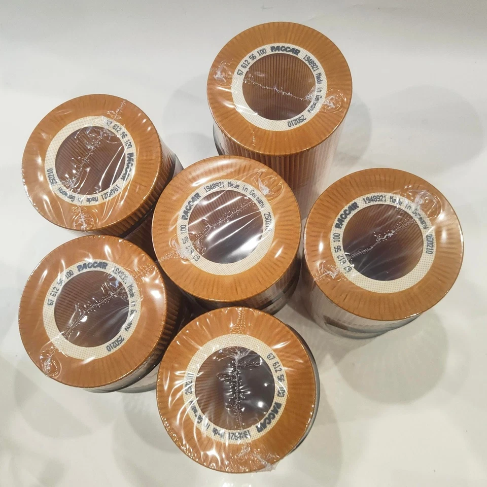 Filtro de aceite 6 piezas nuevo 1948921 para motor Paccar MX13 EPA13 Peterbilt DAF Kenwort Foto 2 de 4