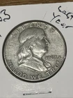 1963 Franklin Half Dollar. 90% Silver! Last Year Coin!