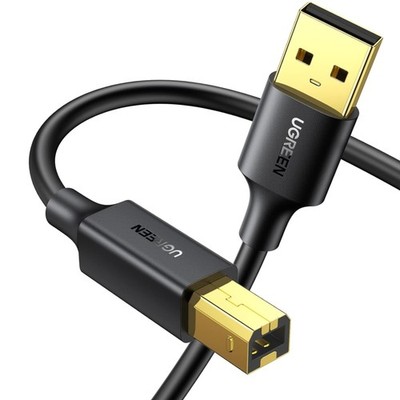 USB Kabel, Drucker Kabel 2m, A-B, kompatibel mit HP, Canon, Epson, Lexmark, B...