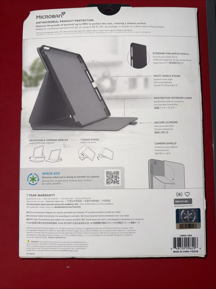 Speck Balance Folio Case for iPAD 10.2" (2019-2020) - Black - Image 2 of 2