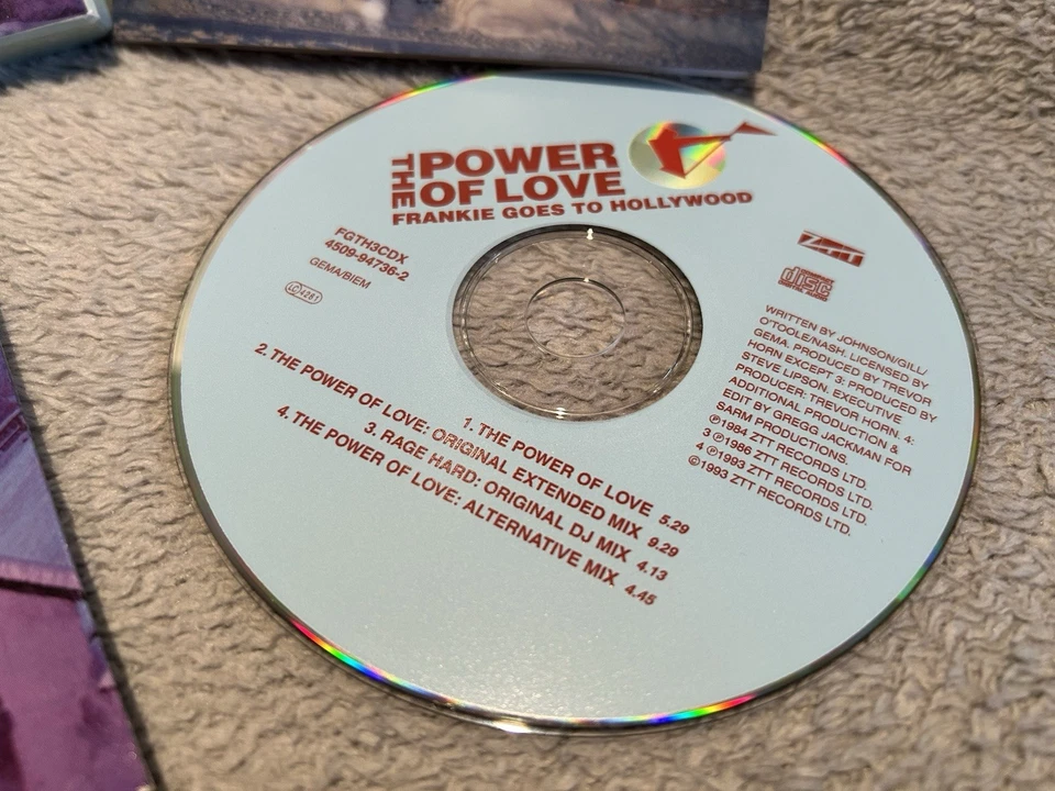 Frankie Goes To Hollywood The Power Of Love Ltd Numbered Cd Single Box Set 1993 - Image 4 of 4
