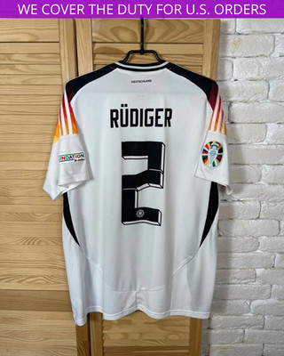 RUDIGER GERMANY TEAM JERSEY  HOME FOOTBALL SOCCER SHIRT ADIDAS MEN sz XL