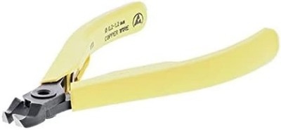 Bahco 8211 20 Degree ''80 Series'' Oblique Cutter with Short Head, Black/Yellow,