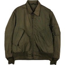 Vintage US Military CVC Nomex Tanker Jacket Padded Men's Size L approx. Vi...