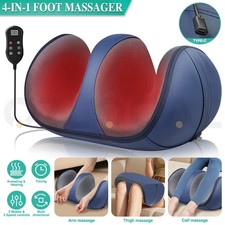 Electric Foot Massager Machine with Heat Shiatsu Deep Kneading for Tired Muscles