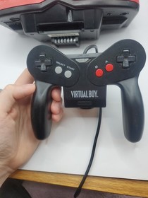 Nintendo Virtual Boy Console Headset + Mario Tennis  FOR PARTS, READ DESCRIPTION