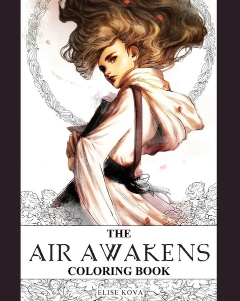 Elise Kova | The Air Awakens Coloring Book | Taschenbuch | Englisch (2020)-image