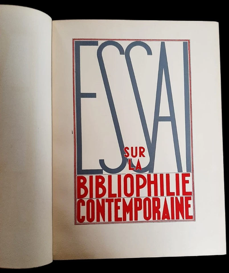 Clément-Janin. Essai bibliographie contemporaine 1931. Reliure d'Art 2 vol. - Photo 4/4