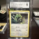 Rayquaza SWSH029 CGC 8 Mint SWSH: Black Star Promo Cards Cosmos Holo