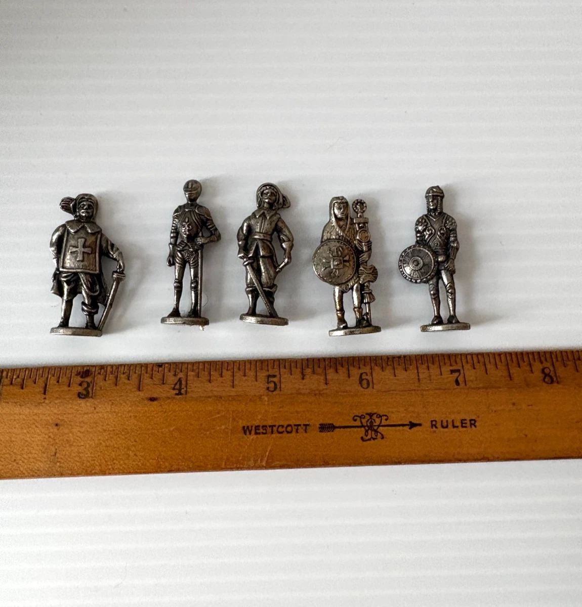 Set Collector 10 Soldats De Plomb Miniatures - Surprise Kinder Des Années 80